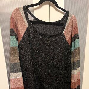 Pink Clover Long-sleeved soft knit top - Size L